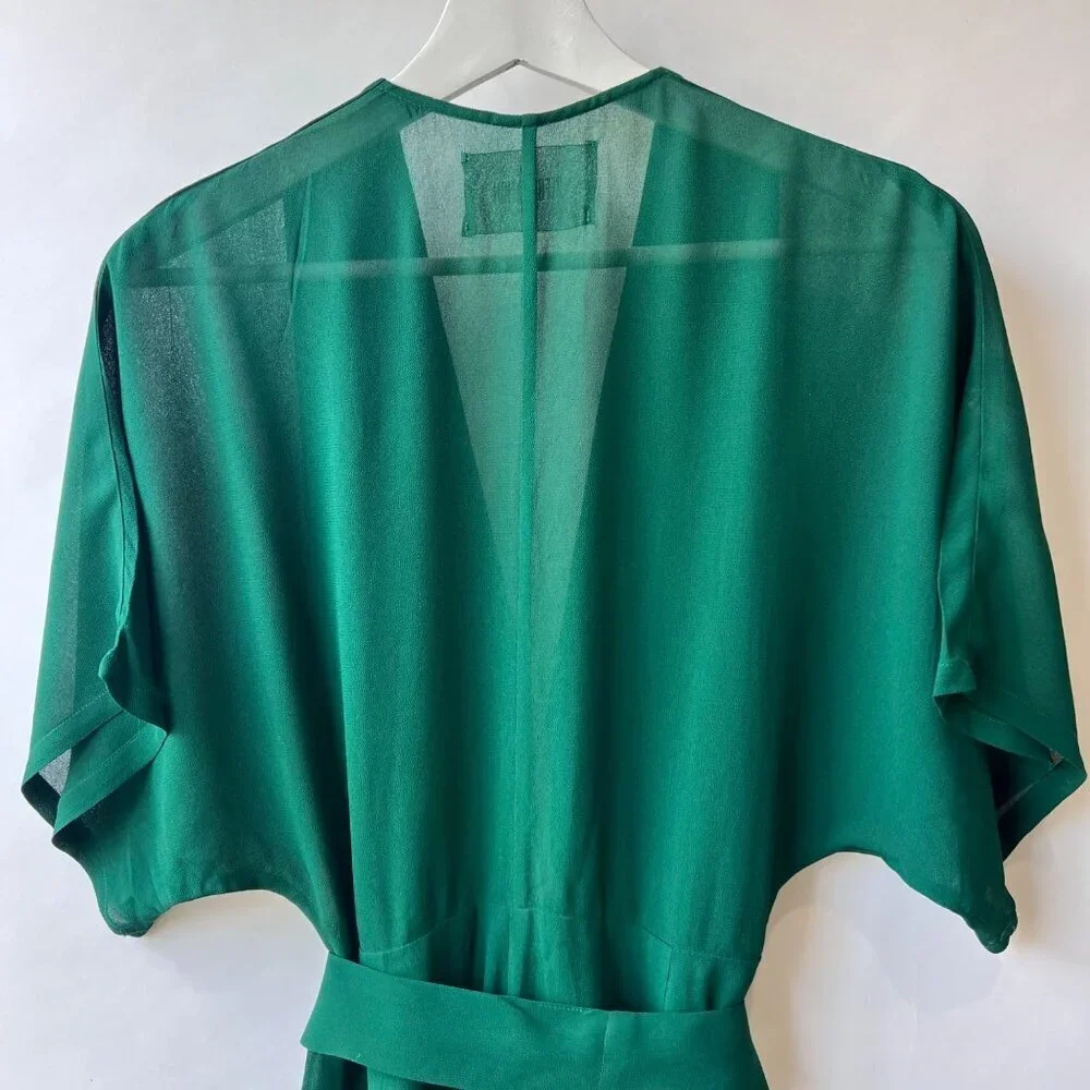 Reformation Swiss Jumpsuit, green, Size 6 - Picture 5 of 10